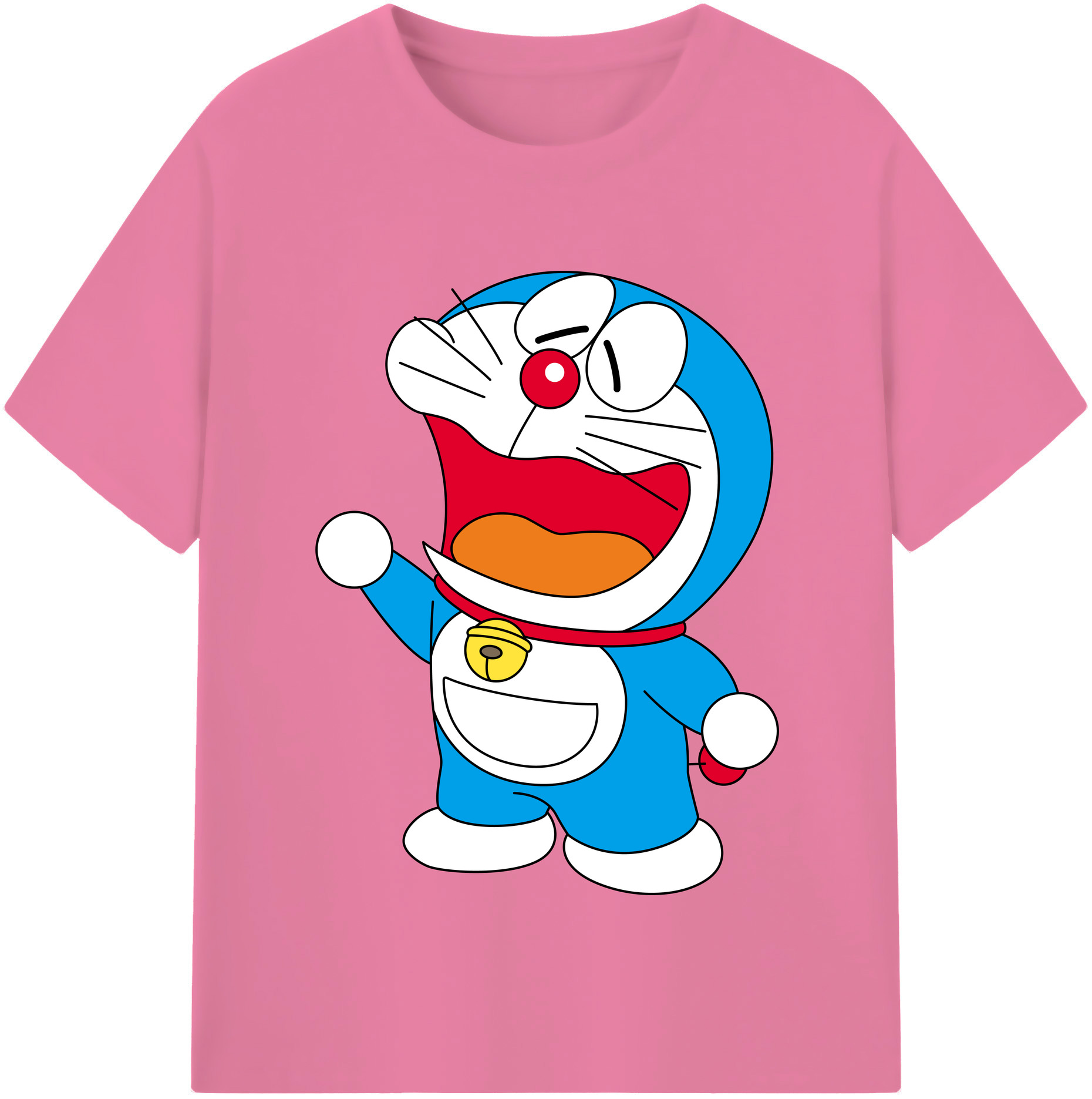（画像用） ドラえもん Doraemon 綿100％半袖Tシャツ（フロントプリント）
